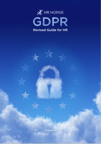 GDPR veileder for HR på Engelsk