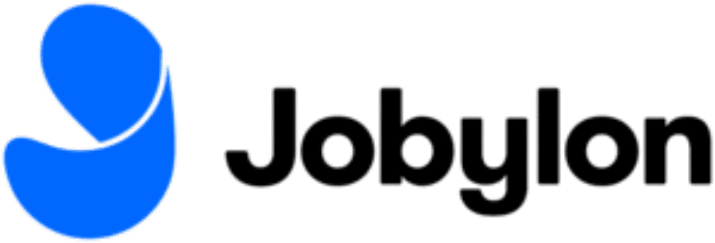 Jobylon logo Blue wordmark White wordmark 300x102